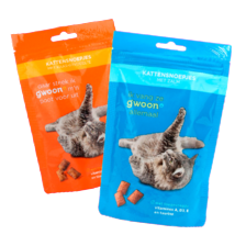 g'woon kat kauwsticks of kattensnoepjes
